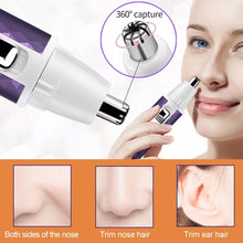 Load image into Gallery viewer, 5 IN 1 Electric Hair Removal Epilator Wet&amp;Dry Lady Shaver Nose Hair Trimmer Eyebrow Shaper Leg Armpit Bikini Trimmer Women Razor

