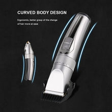 Load image into Gallery viewer, Professional Barber Hair Clipper Electric Shave Razor Finish Cutting Machine Beard Rechargeable Trimmer Shaver
