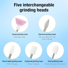 Load image into Gallery viewer, Wireless Nail Drill Pen USB Nail File Polishing Pen Rechargeable Nail Drill Machine Manicure Acrylic Gel Nails Drill Salon Tool
