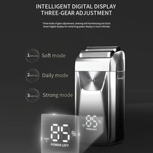 Load image into Gallery viewer, Electric Shaver Anti-metal LED LCD Display Electric Shaver Reciprocating Men's Haircut Machine
