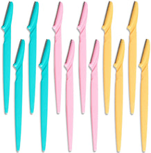 Load image into Gallery viewer, 100Pcs Eyebrow Trimmer Blade Shaping Knife Eye Brow Epilation Face Blades Hair Removal Scraper Shaver Woman Makeup Tools
