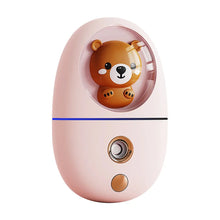 Load image into Gallery viewer, Cartoon 35ML Mini Facial Humidifier Face Nano Mist Sprayer Make Up Skin Moisturizing Hydration Nebulizer Face Steamer USB

