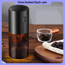 Load image into Gallery viewer, Electric Coffee Grinder Electric Bean Grinder Coffee Machine Portable Home Rechargeable Grinder Kitchen Tool (Black)
