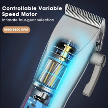 Load image into Gallery viewer, LCD Digital Display Hair Clipper Set Professional Electric Hair Trimmer Hair Cutting Machine Oil Head Carving For Men
