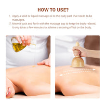 Load image into Gallery viewer, 1pc Wooden Massage Cup Wood Massage Tools hand massager for Full-Body Muscle Tension Stress Relief Health Care
