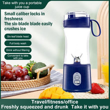 Load image into Gallery viewer, 380ML Portable Blender For Smoothies Juices And Shakes 4000Mah Mini Blender For Home&amp;Travel
