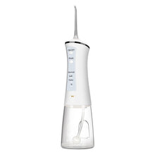Load image into Gallery viewer, Electric Oral Dental Irrigator Portable Water Jet Flosser USB 4 Modes Teeth Cleaning Tooth Pick Floss IPX7 300ML + 4 Tips
