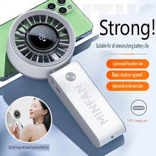 Load image into Gallery viewer, Portable Fan Summer Cool Small Fan USB Rechargeable Hanging Neck Digital Display Electric Folding High Speed Fan
