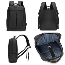 Load image into Gallery viewer, Men's Backpack Holds 15.6 Inches Laptop Bag Multifunction USB Charging Large Capacity Nylon Waterproof Rucksack For Male
