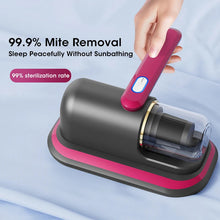 Load image into Gallery viewer, 10kPa Handheld Mattress Vacuum Mite Remover Cordless Cleaner for Home Clothes Sofa Bed Pillows Clean Dust
