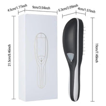 Load image into Gallery viewer, Electric Massage Comb Blue Red Light Vibration Hair Massage Scalp Brush Negative Ion Spray Hair For Growth Massager
