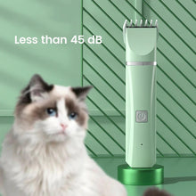 Load image into Gallery viewer, 4 in 1 Electric Pet Hair Trimmer Grooming Clippers Cat Trimer Nail Grinder Professional Rechargeable Haircut Machine For Dogs
