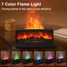 Load image into Gallery viewer, Fireplace Humidifier Flame Aroma Diffuser Fire Humidifier Essential Oil Diffuser Fragrance Diffuser for Room Home Aromatherapy
