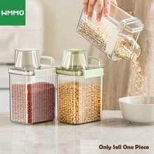 Load image into Gallery viewer, Cereal Containers Storage with Measuring Cup Cereal Dispenser Airtight Large Dry Food Storage Containers with Pouring Spout
