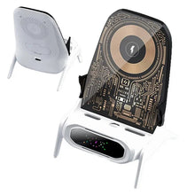 Load image into Gallery viewer, Chair Wireless Phone Charger Cell Phone Charging Station 3 In 1 Wireless Charger Portable Charger With Speaker Function Phone
