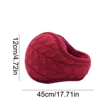 Load image into Gallery viewer, Foldable Ear Muffs Plush Earmuffs For Cold Weather Portable Soft Ear Warmers For Hiking Biking Hunting Morning Jogging
