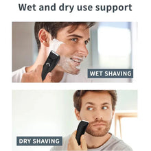 Load image into Gallery viewer, Pubic Hair Trimmer for Men – Ceramic Blade No Nick No Cut Ball Trimmer IPX7 Waterproof USB-C Rechargeable Electric Shaving
