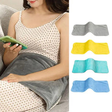 Load image into Gallery viewer, Portable Heated Blanket 10W Super Soft Fast Heating Electric Plush Throw Breathable Machine Washable  Heating Pad Cushion
