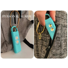 Load image into Gallery viewer, Self Defense Alarm 130dB LED Light Anti-wolf Alert for Teenagers Women Carrying Scream Loud Panic Alarm Emergency Alarm Keychain
