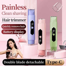 Load image into Gallery viewer, Protable 2 IN 1 Dual-Head Full-Body Hair Trimmer For Men And Women Waterproof And Safe Easy To Use Cordless

