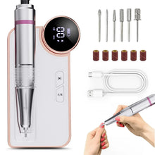 Load image into Gallery viewer, 35000RPM Nail Drill Machine Electric Nail Sander Rechargeable Manicure Machine Professional Milling Cutter For Gel Polishing
