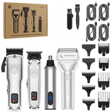 Load image into Gallery viewer, Professional Hair Clipper Set Men's Oil Head Carving Electric Push Shear Electric Shaver Nose Hair Trimmer
