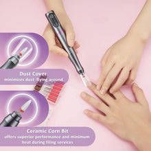 Load image into Gallery viewer, Electric Nail Drill Machine Professional Electric Nail File for Acrylic Gel Nails Efile Manicure for Grinding Polishing Trimming

