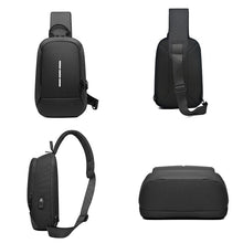 Load image into Gallery viewer, Business Crossbody Backpack For Men Multi-function Waterproof Bags Male Large Capacity Laptop Chest Bags Portable Travel Unisex
