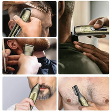 Load image into Gallery viewer, 6 in 1 Multi-functional Waterproof Hair Clipper Ears Nose Hair Trimmer Electric Shaver Men's Grooming Tools
