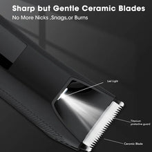 Load image into Gallery viewer, Body &amp; Groin Hair Trimmer for Men Waterproof Dual-Head Ceramic Blade Trimmer &amp; Foil Blades Wet &amp; Dry Men’s Ball Shavers

