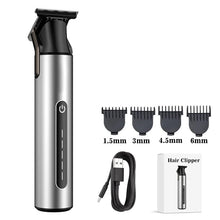 Load image into Gallery viewer, Beard Trimmer for Men Professional Hair Clippers Zero Gapped Hair Trimmer Cordless USB Rechargeable Easy To Hold and Use Clipper
