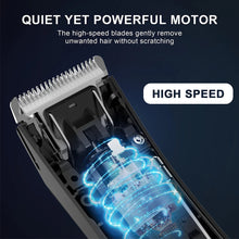 Load image into Gallery viewer, Hair Trimmer For Men Professional Hair Clipper Beard Trimmer Hair Cutting Machine Electric Shaver For Body Groin Pubic Trimmer
