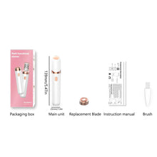 Load image into Gallery viewer, Electric Women Facial Epilator USB Rechargeable Wireless Face Shaver Painless Facial Hair Epilator for Quick and Gentle Shaving
