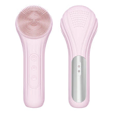 Load image into Gallery viewer, Electric Face Cleaner Sonic Silicond Facial Cleansing Brush Electric Ultrasonic Face Massager Mini Pore Deep Cleaning
