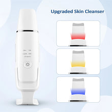 Load image into Gallery viewer, Ultrasonic Skin Scrubber EMS Vibration Ion Acne Pore Blackhead Remover Peeling Tool Electric Deep Face Cleaner
