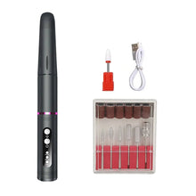 Load image into Gallery viewer, 19000RPM Electric Nail Art Machine USB Cordless Nail Drill for Nail Polish Professional E-file Milling Nail Files Salon Tool
