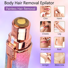 Load image into Gallery viewer, 2 in 1 Electric Eyebrow Trimmer Makeup Painless Eye Brow Epilator Mini Shaver Razors Portable Facial Hair Remover Women depilator
