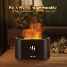Load image into Gallery viewer, 180ML Aroma Diffuser Air Humidifier Ultrasonic Cool Mist Maker Fogger Sooth Sleep Atomizer LED Flame Lamp Essential Oil Diffuser
