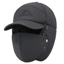 Load image into Gallery viewer, Winter Warm Bomber Hats Men Women Fashion Ear Protection Face Windproof Ski Caps Velvet Thicken Couple Hat

