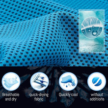 Load image into Gallery viewer, Quick Drying Cooling Towel Soft Breathable Chilly Sweat Absorption Cold Towel with Storage Box Sports Running Yoga Gym Club
