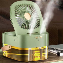 Load image into Gallery viewer, 2.5L Large-capacity Desktop Humidification Spray Fan Portable USB Household Large Wind Silent Humidifier
