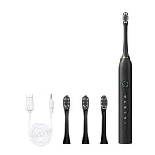 Load image into Gallery viewer, Smart Electric Sonic Toothbrush Rechargeable USB Electronic Teeth Brush IPX7 Waterproof Tooth Whitening Clean 4 Replacement Head
