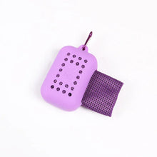 Load image into Gallery viewer, Small Silicond Ice Towel Cold Sports Cooling Ice Cold Towel Cycling Equipment Travel Yoga Bicycle Accessories Cycling Equipment
