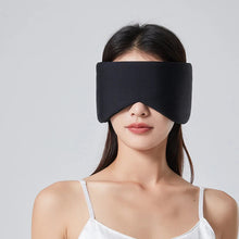Load image into Gallery viewer, Adjustable Silk Sleep Mask for Total Blackout Unisex Full Size Large Blindfold for All Night Sleep Travel and Nap
