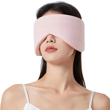 Load image into Gallery viewer, Adjustable Silk Sleep Mask for Total Blackout Unisex Full Size Large Blindfold for All Night Sleep Travel and Nap
