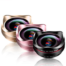 Load image into Gallery viewer, 16mm 4K Super Wide Angle Macro Phone Lens 2 in 1 15X Distortionless HD Universal Clip Camera Lens Kit For iphone Android Lens
