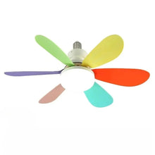 Load image into Gallery viewer, 30W Ceiling Fan Light E27 with Remote LED Dimming Function Suitable for Living Room Study and Home Use 85-265V
