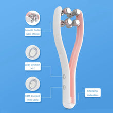 Load image into Gallery viewer, EMS Face Massager Facial Lift Up Machine Microcurrent Cellulite Double Chin Remover Face Massage Roller Skin Tightening Device
