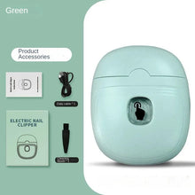 Load image into Gallery viewer, Automatic Electric Nail Clippers USB Rechargeable Nail Trimmer Grinder Clipper Cutter Polishing Tools With Light For Baby Adult
