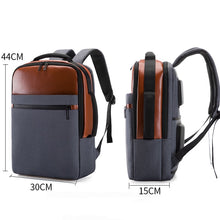 Load image into Gallery viewer, Business Backpack For Men Large Capacity USB Charging Bag Male Multifunction Waterproof Rucksack Fashion Portable Laptop Bagpack
